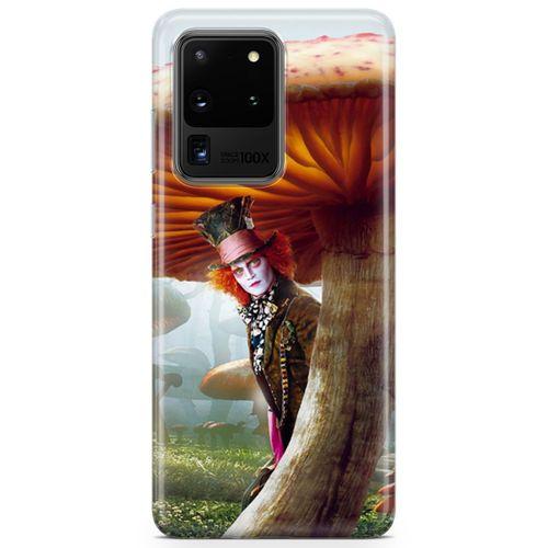 Samsung Galaxy S20 Ultra Kılıf Alice Harikalar Diyarında Arka Kapak Koruma Desenli Full Koruyucu