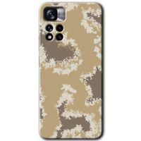 Xiaomi Redmi Note 11 Pro Plus 5G Kılıf HD Desen Baskılı Arka Kapak+Temperli Cam - Kamuflaj 33