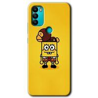 Potkal Hediye Fabrikası General Mobile GM 21 Plus Kılıf HD Desen Baskılı Arka Kapak - Sünger Bob