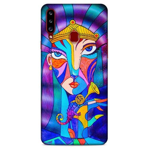 Lopard Samsung Galaxy A20s Uyumlu Kılıf Sürreal Yüzler ♀ (49) Ultra Silikon Kılıf Baskılı
