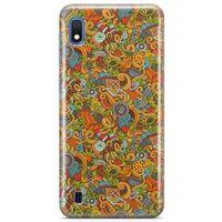 Samsung Galaxy A10 Kılıf Doodle Piknik Seti Arka Kapak Koruma Desenli Full Koruyucu