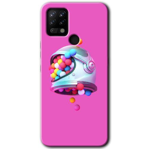 Tecno Pova HD Baskılı Kılıf + 9D Tam Ekran Koruyucu - Uzay Başlığı