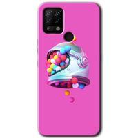 Tecno Pova HD Baskılı Kılıf + 9D Tam Ekran Koruyucu - Uzay Başlığı