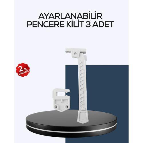 Çocuk Güvenliği İçin Cam Pencere Kilidi 3 Adet