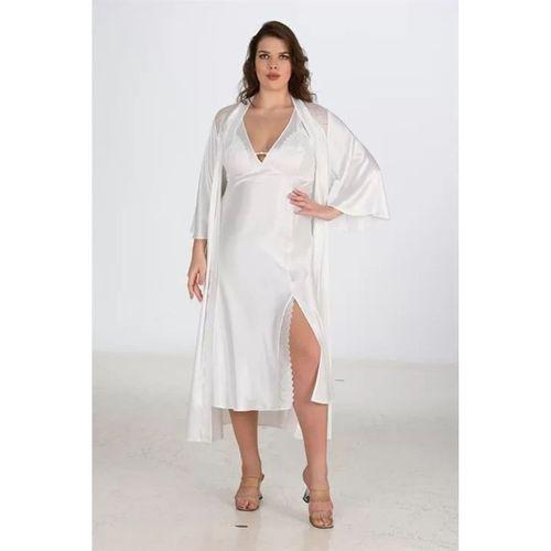 2li Ekru Sabahlık Takımı Bigsize 6224
