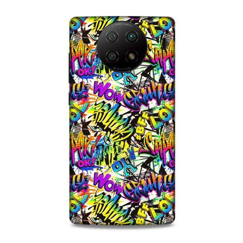 Lopard Xiaomi Redmi Note 9 5g Uyumlu Kılıf Graffitix (32) Soft Silikon Kılıf