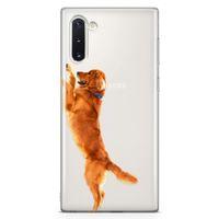Samsung Galaxy Note 10 Kılıf Golden Retriever Arka Kapak Koruma Desenli Full Koruyucu
