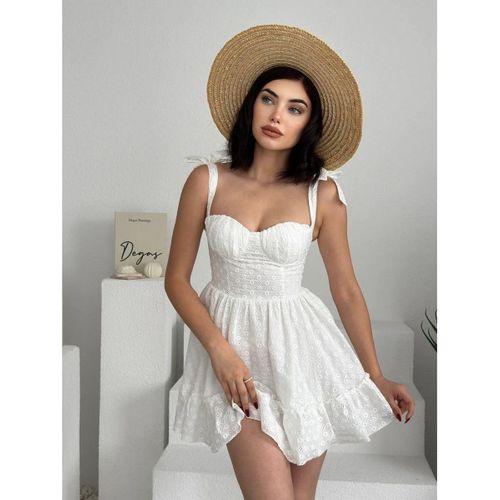 Monika Omuz Bağlamalı Elbise