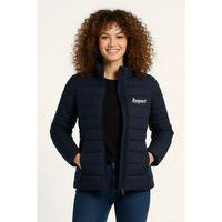 Mikro Su İtici Kapitone Baskılı Astarlı Fermuarlı Bomber Mont - Lacivert