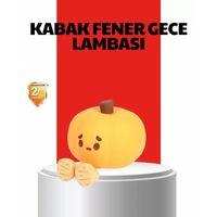 Pumpkin Led Night Light Dokunmatik Şarjlı Silikon Gece Lambası