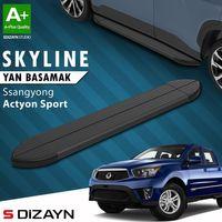S-Dizayn Ssangyong Actyon Sports Skyline Siyah Yan Basamak 203 Cm 2007-2018 A+ Kalite