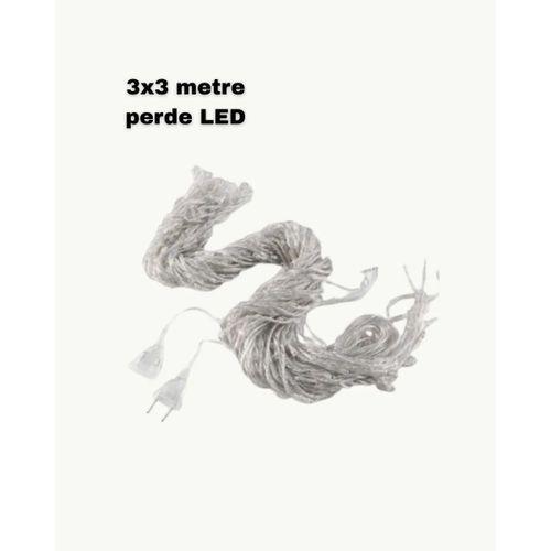 3x3 Led Işık Perdesi Şelale Model İç Dış Mekân Dekorasyonu