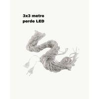 3x3 Led Işık Perdesi Şelale Model İç Dış Mekân Dekorasyonu
