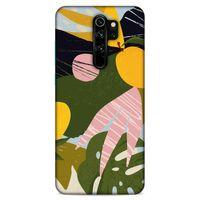 Lopard Xiaomi Redmi Note 8 Pro Uyumlu Kılıf Soyut Sanat (33) Baskılı Hybrid Kılıf