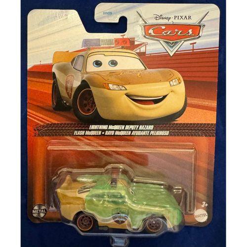 Disney Pixar Cars Lightning McQueen Deputy Hazard HTX87
