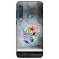 Samsung Galaxy A9 2018 Kılıf Desenli Özel Seri Tüyler (38) Neo Hybrid Kılıf