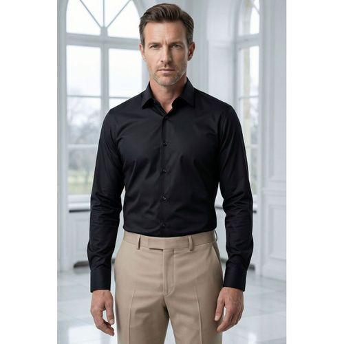Slimfit Pamuklu Nano-İron Ütü İstemeyen Erkek Gömlek