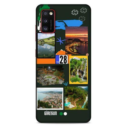 Lopard Samsung Galaxy A41 Uyumlu Kılıf Şehirli ※ (28) Giresun Arka Kapak