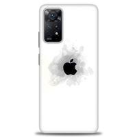 Xiaomi Redmi Note 11 Pro Kılıf HD Baskılı Kılıf - Siyah Elma + Tam Ekran Koruyucu