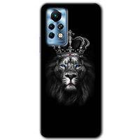 İnfinix Note 11 Pro Kılıf HD Desen Baskılı Arka Kapak - King Lion