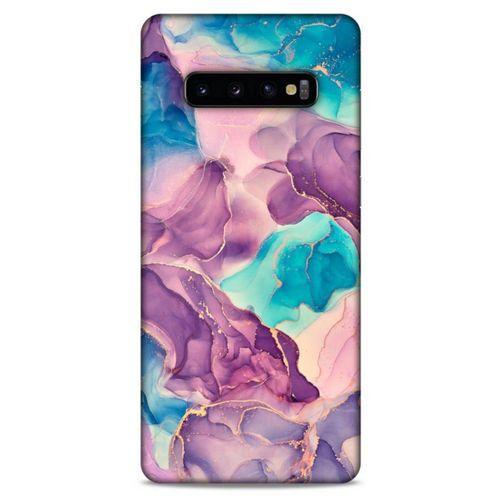 Samsung Galaxy S10 Plus Uyumlu Kılıf Mavi Delisi (13) Silikon Kap Wallpaper