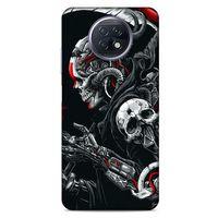 Xiaomi Redmi Note 9T Uyumlu Kılıf Motorsiklet (23) Ultra Koruma Kılıfı Kurukafa