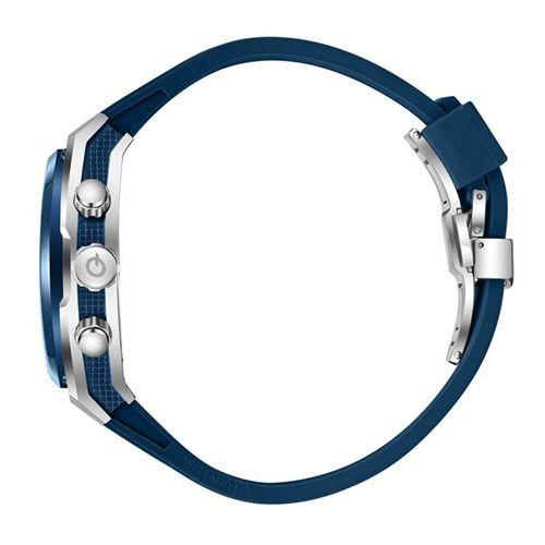 Quantum HNG1237.399 Quartz Kronograf Silikon Lacivert 10 ATM 44 mm Erkek Kol Saati