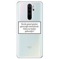 Xiaomi Redmi Note 8 Pro Kılıf HD Yazı Baskılı Silikon Arka Kapak - Yazı 7