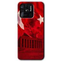Xiaomi Redmi 10C HD Baskılı Kılıf + 9D Tam Ekran Koruyucu - Anıtkabir Atatürk