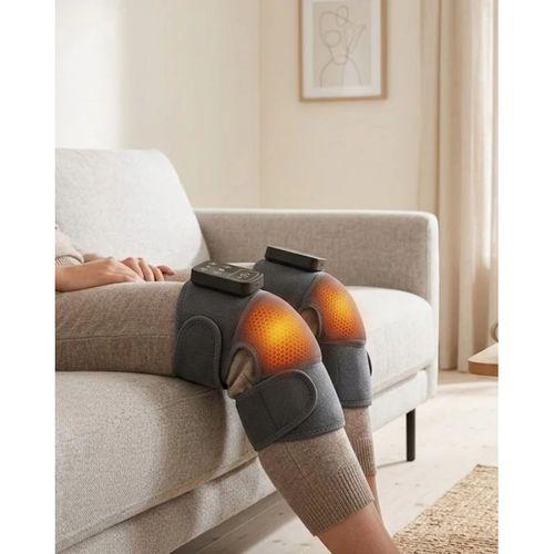 Kablosuz Isıtmalı Diz Omuz Masaj Cihazı Titreşimli Eklem Masaj Bandı 2li Set