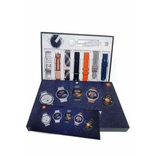 7 Kordonlu Akıllı Saat Siyah Kasa Dokunmatik Ekran Uyku Ve Sağlık Takibi