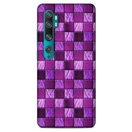 Xiaomi Mi Note 10 Kılıf Patchwork (5) Koruma Kabı Fuşya