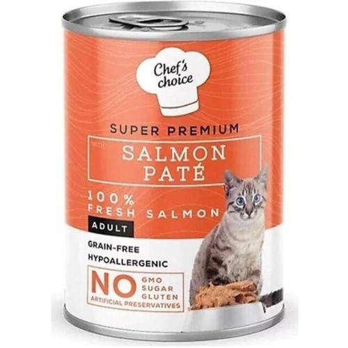 Chefs Choice Salmon Pate Somonlu Kedi Konservesi 12x400 Gr