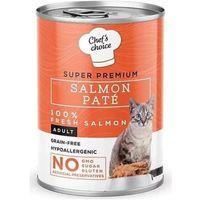 Chefs Choice Salmon Pate Somonlu Kedi Konservesi 12x400 Gr