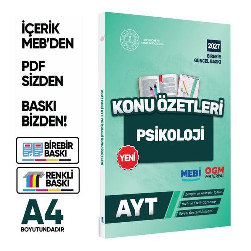 2027 YKS-AYT MEBİ-OGM Pratik Konu Özet Kitap SETİ RENKLİ A4 Boyut Görsel Destekli BASKI ÜCRETİ