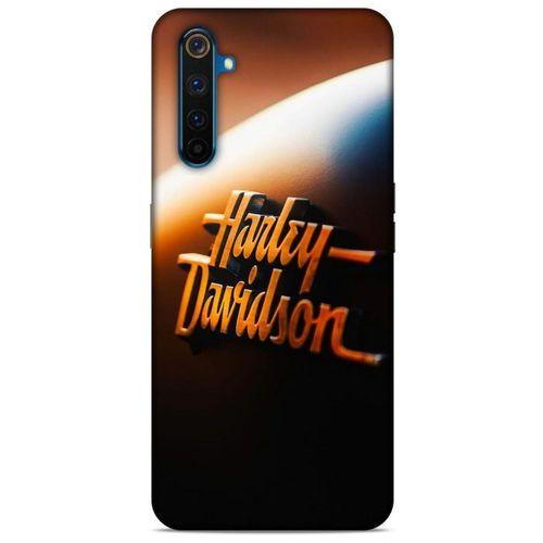 Realme 6 Pro Uyumlu Kılıf Motorsiklet (47) Crystal Flex Kılıf Harley