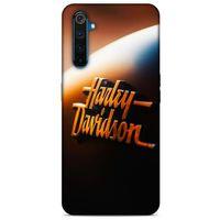 Realme 6 Pro Uyumlu Kılıf Motorsiklet (47) Crystal Flex Kılıf Harley