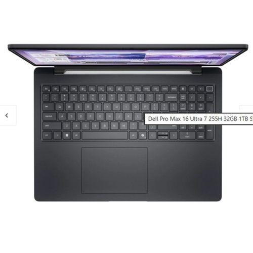 DELL PROMAX 16 NBW MC16250_2 U7-255H 32GB(2X16GB) 1TB SSD 6GB RTX PRO500 BLACKWELL W11P 3 YIL YERİNDE GARANTİ