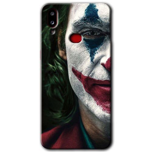 Samsung Galaxy A10s Kılıf Baskılı Kapak - Joker + 5D Tam Kaplayan Cam