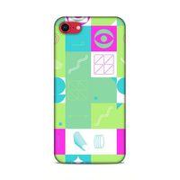 Apple iPhone SE 2020 Uyumlu Kılıf Insomnia (30) Silicone Case Pembe Yeşil