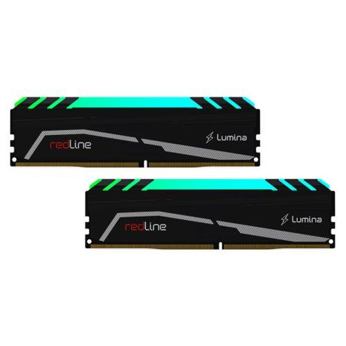 MUSHKIN redLine Lumina, MLA4C320GJJM8GX2, 2x8Gb Kit, 3200Mhz, DDR4, CL16, RGB, Desktop Gaming RAM (Soğutuculu)