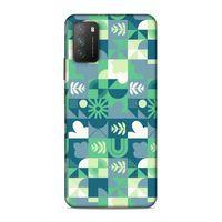 Xiaomi Poco M3 Uyumlu Kılıf Insomnia (39) Liquid Crystal Kılıf Yaprak