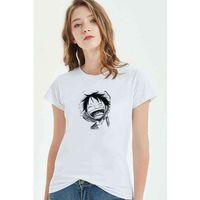 One Piece Zoro Baskılı Beyaz Kadın Tshirt