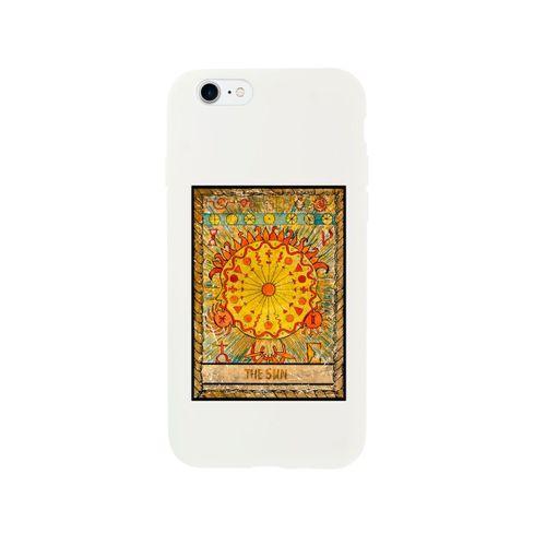 iPhone SE The Sun Premium Beyaz Lansman Silikonlu Kılıf