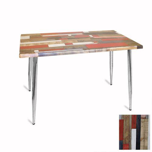 Dockers Manolya Mutfak Masası 70x120 Kromnikel (Werzalit, Wermodin ve Allzalit Tabla) - Red Wood