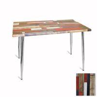 Dockers Manolya Mutfak Masası 70x120 Kromnikel (Werzalit, Wermodin ve Allzalit Tabla) - Red Wood