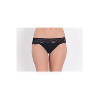 Dantel Ve Fiyonk Detaylı Kadın Günlük Külot Lacivert