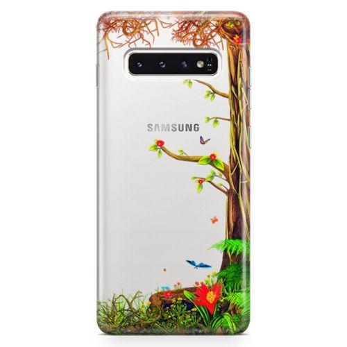 Samsung Galaxy S10 Plus Kılıf Paranormal Bahar Arka Kapak Koruma Desenli Full Koruyucu