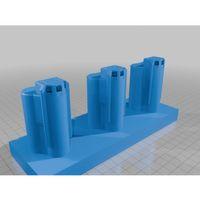 Milwaukee M18 Batarya Tutucu (Kilitsiz) – 3D Baskı Organizer (Bu ürün Sadece Plastik parçadır - Almadan Önce Soru Sorabilirsiniz)