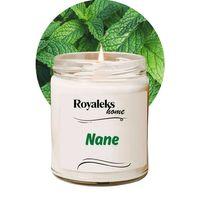 Doğal Özel Seri Kokulu Dekoratif Kavanoz Mum 210 cc - Nane Esansı - RYL